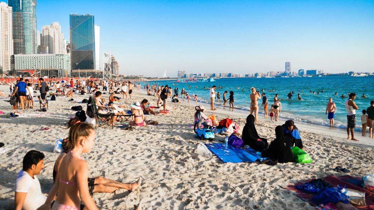 dubaj plaża plaża w dubaju