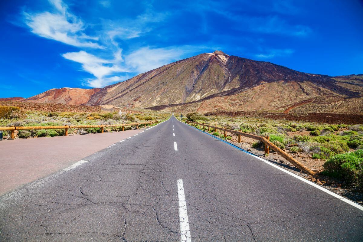 teneryfa wulkan droga na teide