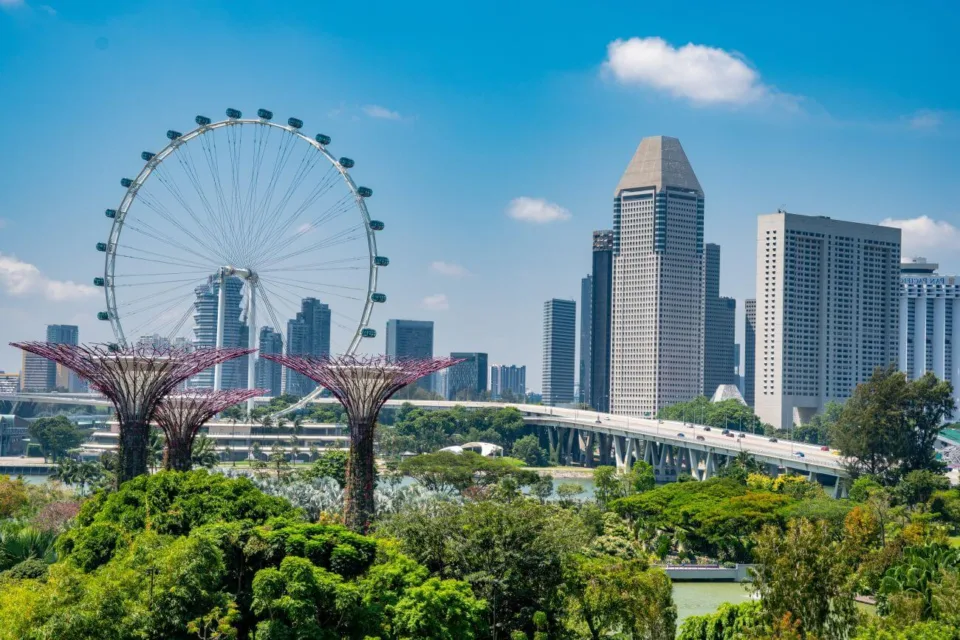 gardens by the bay niebo