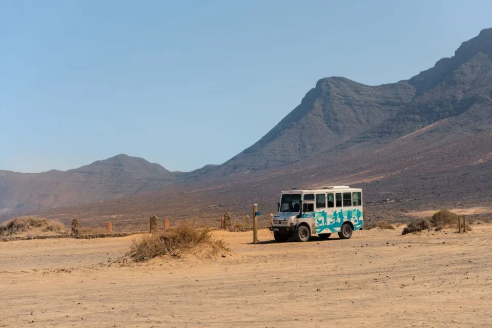 playa de cofete dojazd autobusem na plaże